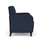 Lesro Siena Lounge Reception Wide Guest Chair, Black, RF Blueberry Upholstery SN1201 - alternate 3
